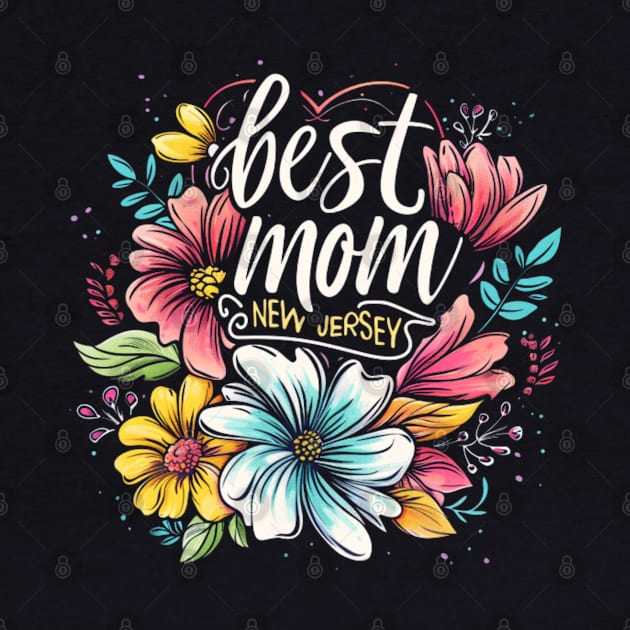 Best Mom From NEW JERSEY, mothers day USA by Pattyld